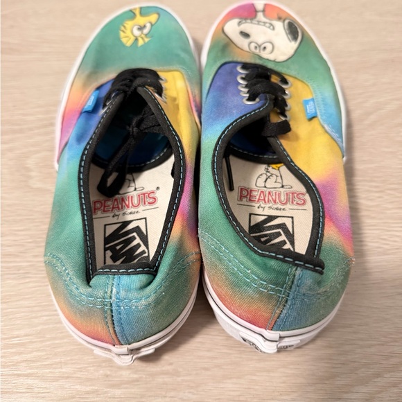 Vans Tie-Dye Snoopy & Woodstock Canvas Sneakers - Picture 2 of 3